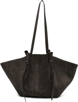Yuzefi Large Mochi Suede Shoulder Bag