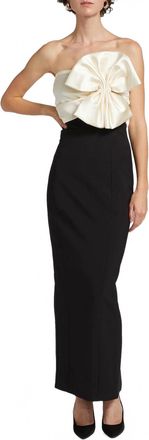 Ronny Kobo Kane Dress In Black/ Ivory