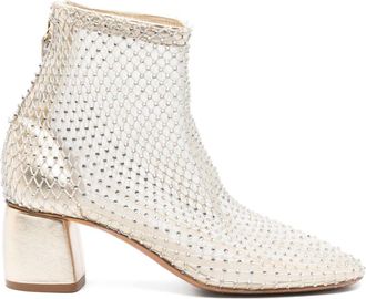 Forte_Forte Stivaletti con strass 55mm - Toni neutri