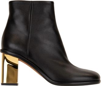 Chlo&eacute; Enkellaars - Dames - Laarzen met Hak - Zwart - 36 EU - Leer - Schoenen