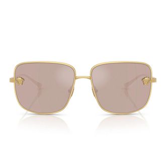 Versace Sunglasses Ve2282 1002/5 Gold/Pink Women