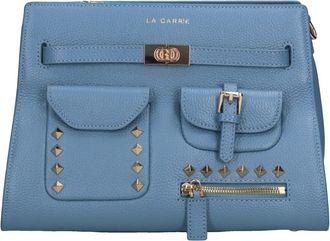 La Carrie Rock Poket MED Bag - Dames - Clutches - Blauw - ONE Size - Leer - Tassen
