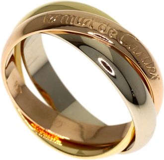 Cartier Yellow Gold (18K) Pink Gold (18K) White Gold (18K) Band Ring (Pre-Owned)