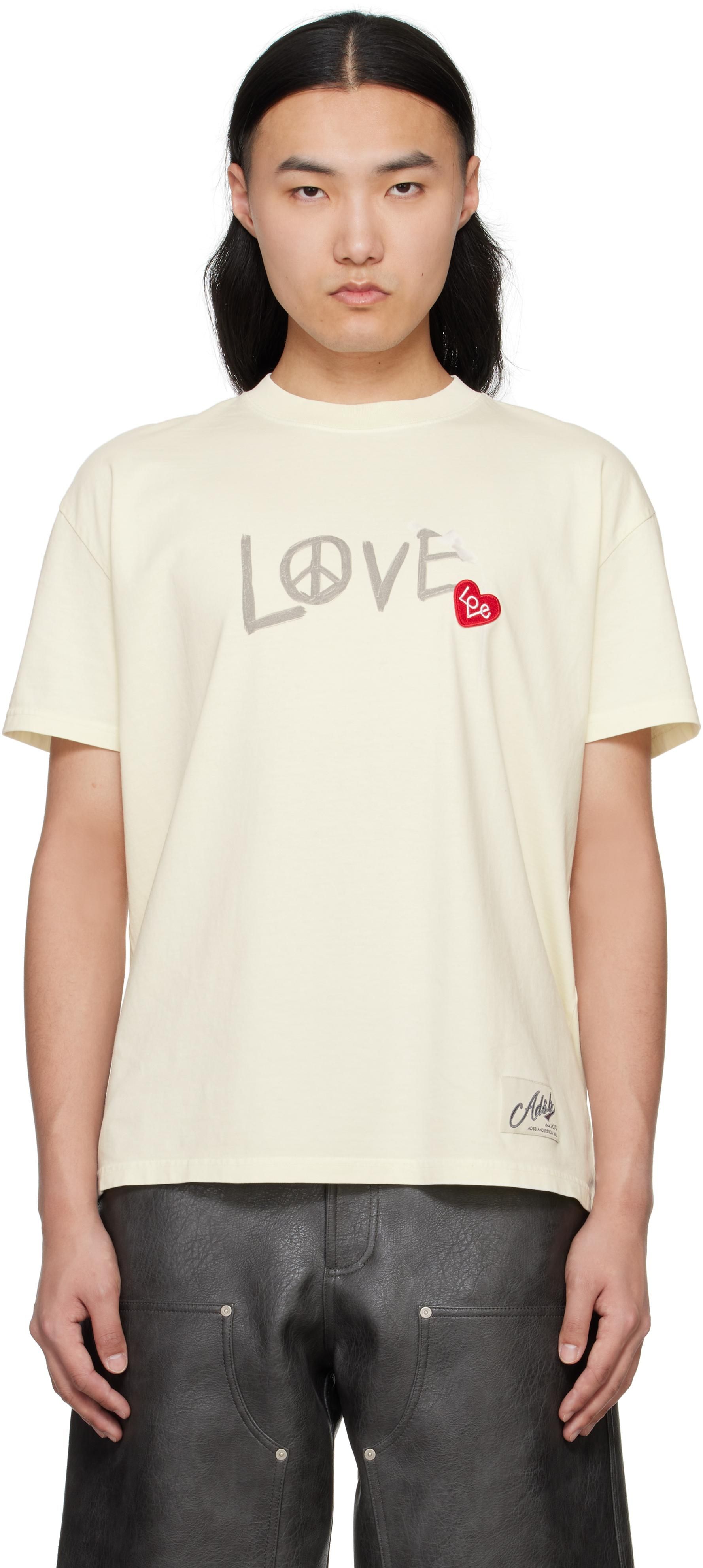 Andersson Bell Off-White Love T-shirt from $136.00 - on Stylight