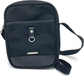 Saint Laurent Pre-owned Canvas shoulder-bags - Dames - Vintage Schoudertas - Zwart - ONE Size - Leer - Vintage