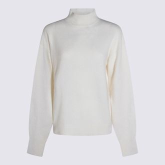 Malo White Wool Knitwear