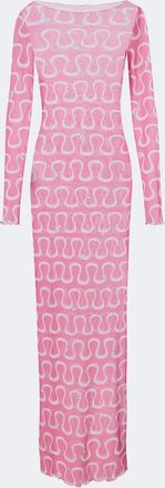 Pucci Onda tulle maxi dress
