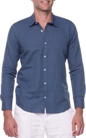Ranee&rsquo;s Full Sleeves Resort Shirt in French Blue at Nordstrom Rack, Size Xx-Large