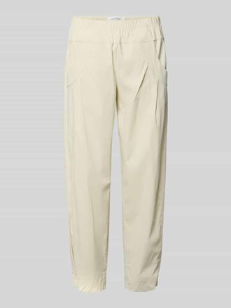 Stehmann Hose mit elastischem Bund Modell Rachell in Stein, Gr&ouml;&szlig;e 34