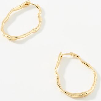 Pilgrim Womens Timber large Hoop Earrings