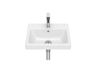 Roca Lavabo Mural The Gap 500x420mm Con Juego Fijaci&oacute;n Blanco