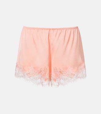 Faithfull The Brand Norden scalloped shorts