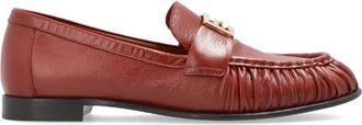 Fendi Schoenen, Dames, Rood, 41 EU, Leer, Baguette Loafers