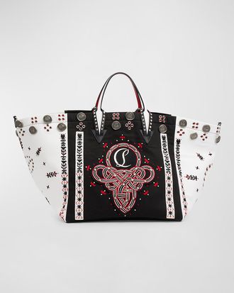 Christian Louboutin Breizcaba Large Tote in Canvas