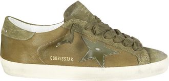 Golden Goose Sneakers, male, Green, 8 UK, Super Star Suede