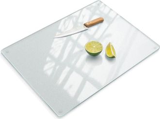 Tulup Tagliere Da Cucina 80x52 Cm Con Piedini Antiscivolo Facile Da Pulire Rettangolare Protezione Per Piano Di Lavoro Effetto Satinato
