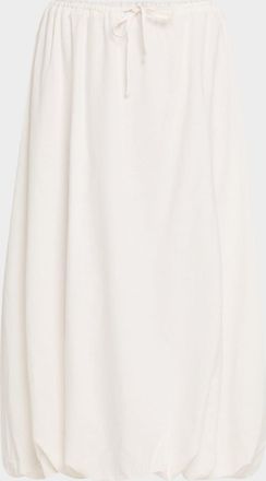 Onia Air Linen Bubble Maxi Skirt