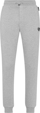Philipp Plein Iconic Plein Trainingsbroeken - Heren - Sweatpants - Grijs - 4XL - Katoen - Broeken