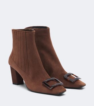 Roger Vivier Botines Belle Vivier de ante