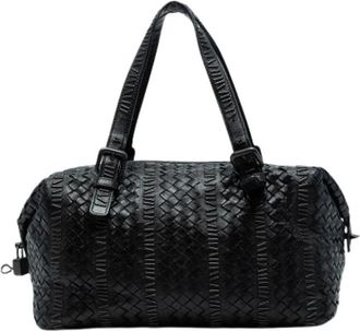 Bottega Veneta Pre-owned Weekend Bags, female, Black, Size: ONE SIZE Pre-owned Weekend Bag