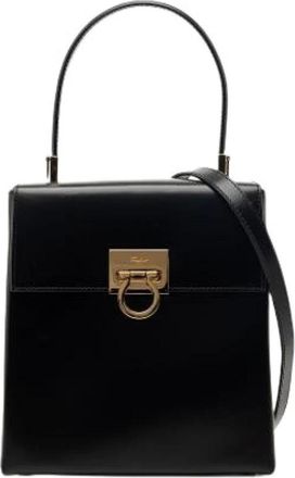 Ferragamo Pre-owned Handbags, female, Black, Size: ONE SIZE Pre-owned Satchel
