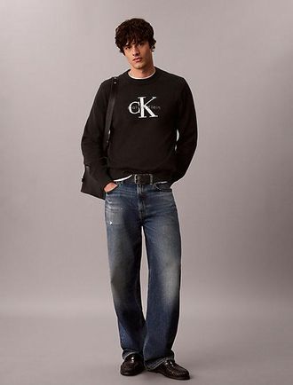 Calvin Klein Jersey Holgado De Algod&oacute;n Con Logo Gr&aacute;fico