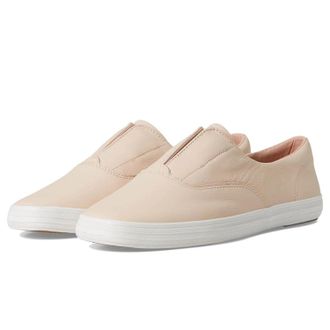 Keds Champion Womens Peony Pink Slip-On Square Toe Comfort Shoes RHS7174