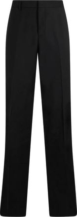 Moschino Rechte broek - Heren - Straight fit broeken - Zwart - XL - Wol - Broeken