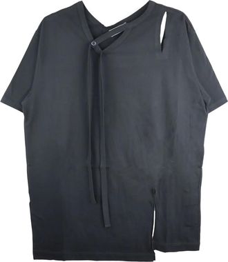Yohji Yamamoto T-shirt in jersey - Nero