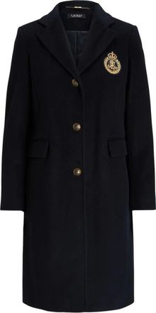 Ralph Lauren Lauren Ralph Lauren Coats - Dames - Mantel - Blauw - XS - Wol - Jassen