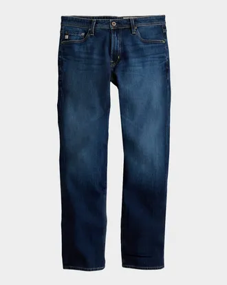 AG - Adriano Goldschmied Mens Graduate 360 Stretch Denim Straight-Leg Jeans