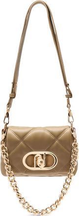 Liu Jo Borsa a spalla con monogramma - Toni neutri