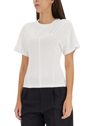Isabel Marant Trompe-loeil Bustier Effect T-shirt - White