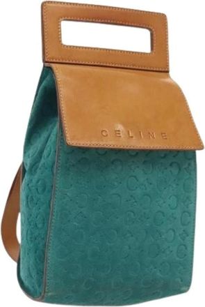 Celine Pre-owned Backpacks, female, Blue, Size: ONE SIZE Pre-owned Vintage Shoulder Bag