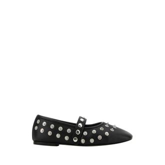 Stella McCartney Stella McCartney, Ballerinas, female, Black, Size: 8 1/2 US Embellished Ballerina Flats