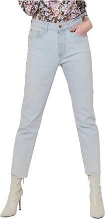 Only W Emily Life Crop Jeans - Dames - Cropped Jeans - Blauw - W28 - Jeans
