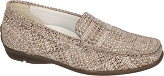 Waldl&auml;ufer Harriet Moccasin - Dames - Loafers - Beige - 36 EU - Leer - Schoenen