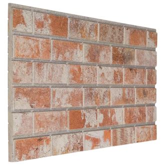 vidaXL Paneles De Pared 10 Pcs Naranja 100 X 50 Cm Espuma Eps Vidaxl