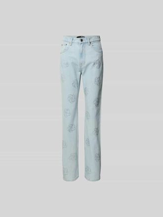 Rotate Jeans mit 5-Pocket-Design in Hellblau, Gr&ouml;&szlig;e 25