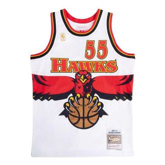Mitchell & Ness x NBA Atlanta Hawks 1996-97 Swingman Jersey Dikembe Mutombo 55 SMJYSB20009-AHAWHIT96DMO