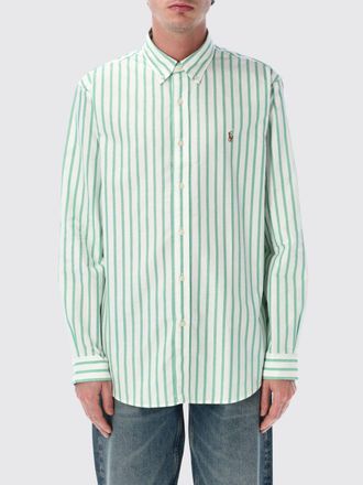 Polo Ralph Lauren Camicia in cotone a righe con logo Polo Ralph Lauren