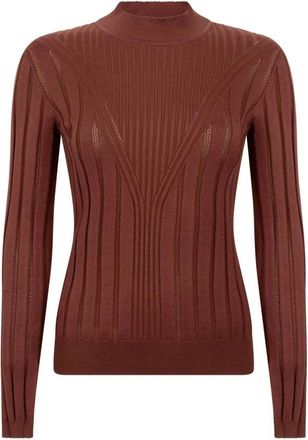 Aaiko Dames, Truien, Bruin, Maat: M Viscose