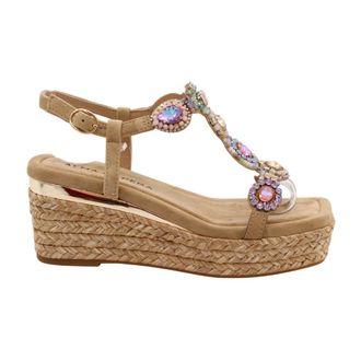Alma En Pena Sandaal - female - ALMA EN PENA - Wedges - Beige - 5 UK - Shoes