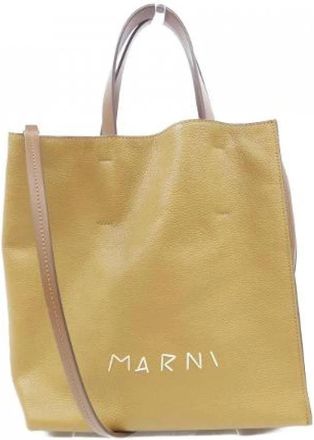 Marni Pre-owned Tote Bags, female, Brown, Size: ONE SIZE Pre-owned Museo Soft Leather Bag