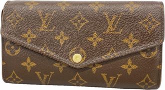 Louis Vuitton Brown Long Wallet (Bi-Fold) (Pre-Owned)