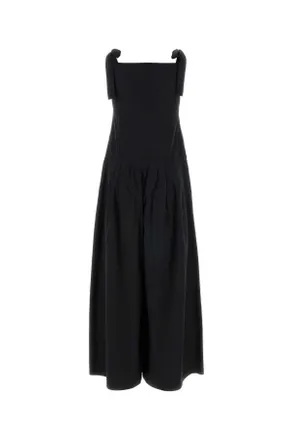 Weekend Womens Cotton Poplin Dress Black