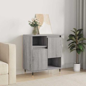 vidaXL Sideboard Grey Sonoma 60x35x70 cm Engineered Wood Vidaxl