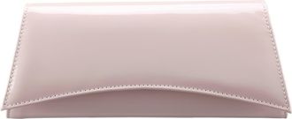 Nina Zoey Faux Leather Clutch in Nude at Nordstrom