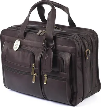 Claire Chase 154E-cafe Executive Computer Briefcase X-wide - Cafe