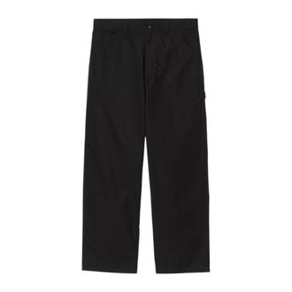 Carhartt Work in Progress I Postal Single Knee Pant - male - Carhartt Wip - Straight Trousers - Blue - XS - Trousers